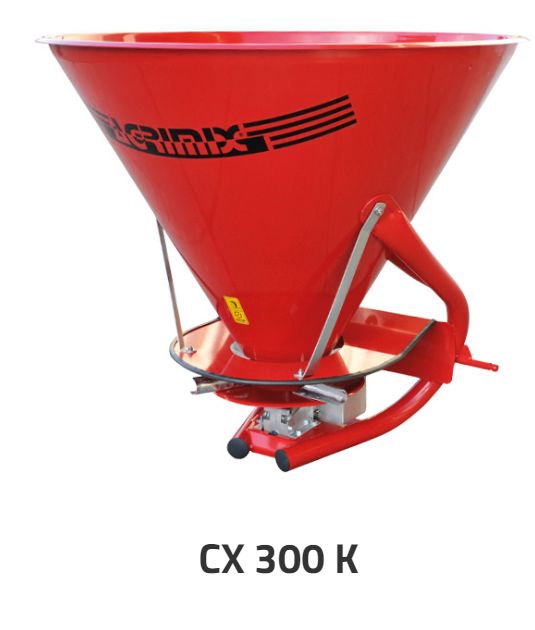 CX 300 K Distributeur d'engrais - Agrimix - Trémie conique 240L - Sécurité CE_0