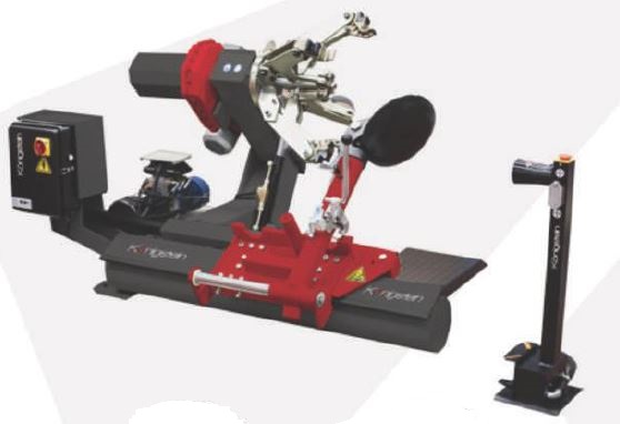 Démonte-pneu industriel semi-automatique pour roue de camion et d'autobus kn131_0
