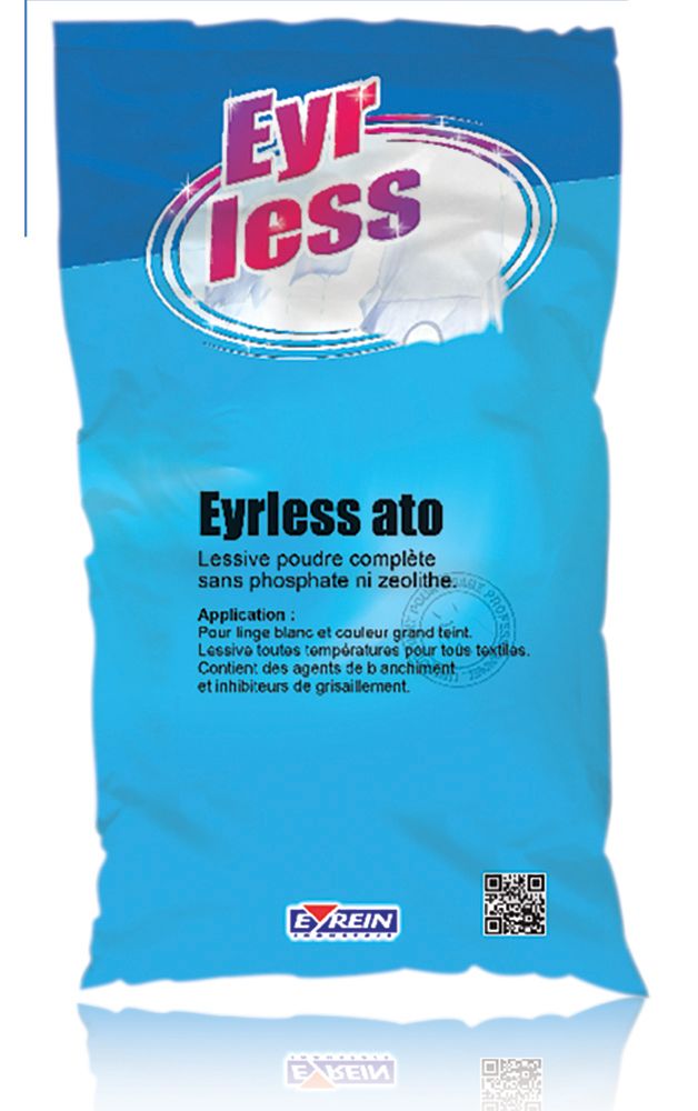 Eyrless ATO - Sac de 20 kg - Lessive complète sans phosphate - Dosage 8 à 32 g/kg - Réf. A05546_0