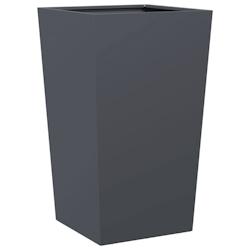 Helloshop26 - Jardinière bac lit surélevé plantes fleurs terrasse jardin 45 x 45 x 75 cm acier anthracite 02_0037607 - 3000214048215_0
