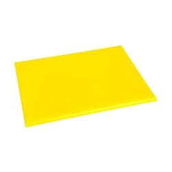 Planche à Découper Haute Densité - 300x225x12 mm - 6 Couleurs - Hygiplas - Jaune - l30- L- P22.5- h1.2 - jaune plastique HC868_0