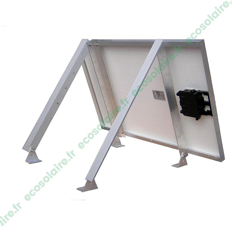 Kit de fixation sur surface plane - 1 module GOLDI050PM / GOLDI080PM / GOLDI115PM / GOLDI130PM / GOLDI165PM - inclinaison 15° à 65°_0