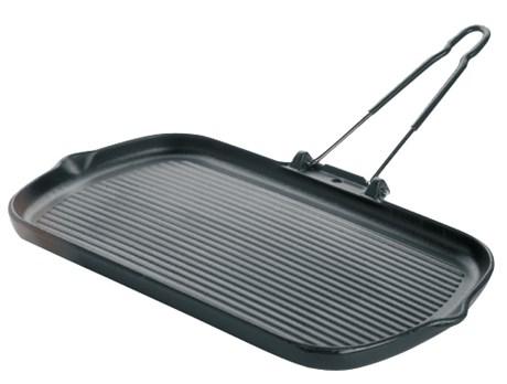 LE CHASSEUR - GRILL RECTANGLE FONTE ÉMAILLÉE 375 X 255 MM - 071116