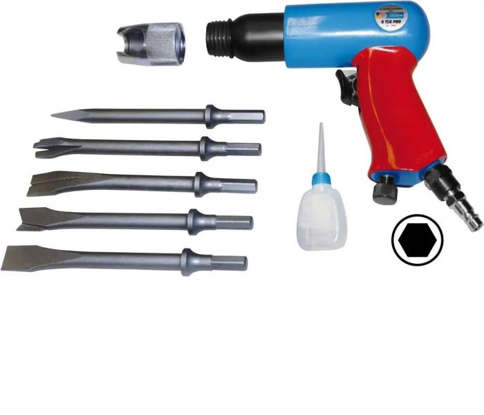 Marteau burineur pneumatique air comprimé professionnel + accessoires_0