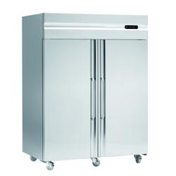 METRO Professional Armoire réfrigérée positive GN 2/1, 2 portes, Faible consommation d'énergie, inox - inox 11202301-AMO_0