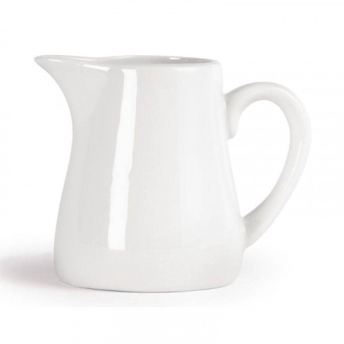 POTS À CRÈME / LAIT AVEC ANSE EN PORCELAINE OLYMPIA 170 ML - LOT DE 6