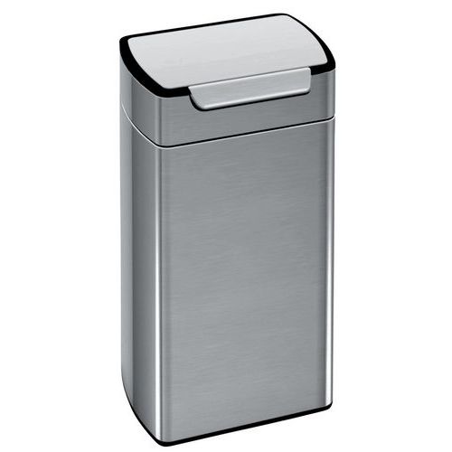 Poubelle Rectangulaire Touch_Bar 30 L Simplehuman inox mat