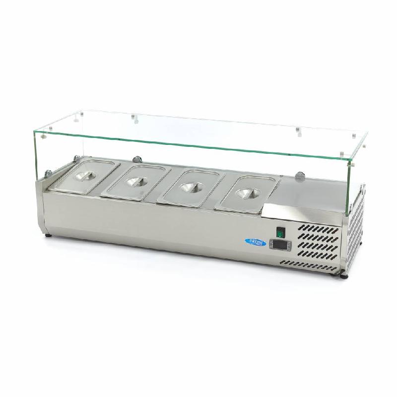 Réfrigérateur de préperation de comptoir - 120 cm - s'adapte à 4 x 1/3 GN Maxima 09400320_0