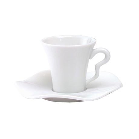 TASSE ET SOUS TASSE GALA BLANCHE 11 CL