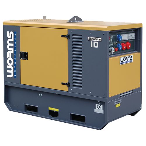 Groupe électrogène industriel SILENTSTAR 10 TYN - Worms Entreprises - Diesel 8.8 kW - 10 kVA_0