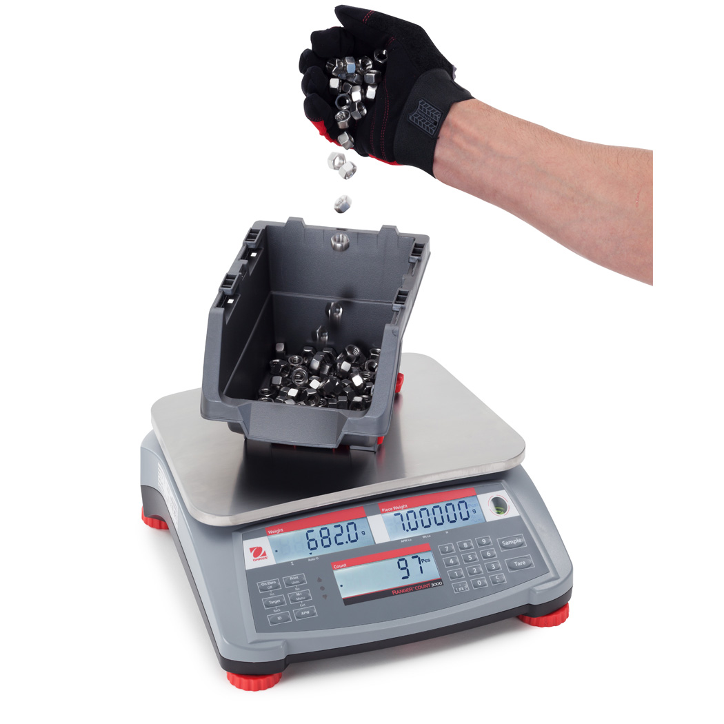 Balance de comptage de pièces RC 3000 - idéale pour l'industrie et les entrepôts_0