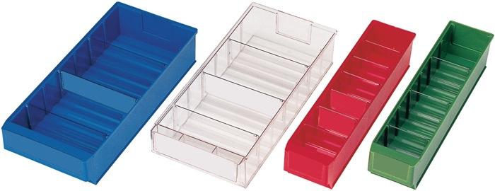 Boîte pour étagère PROMAT - L500xl235xH145 mm - Vert polypropylène - Résistante aux acides et huiles_0