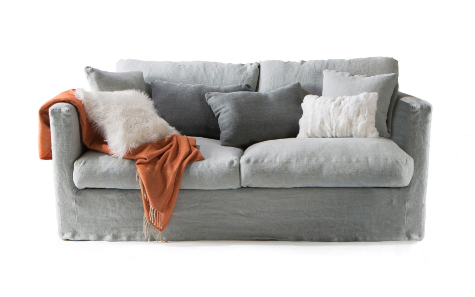 Canapé 3 places Nomad 190 cm - Home Spirit - Confortable avec coussins en plumes - Personnalisable_0