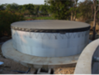 Cuves métal avec liner - grandes capacités jusqu'à 500 m3 - installation en 1 semaine_0
