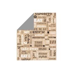 García de Pou Garcia de Pou 1000 Unités - Papier Ingraissable Basket 'Parole' 40+20 G/M2 28X34 Cm Marron Kraft + Aluminium - marron papier 270.54_0