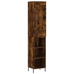 Helloshop26 - Buffet bahut commode armoire meuble de rangement organisateur cuisine salle de séjour salon haut 34,5 x 34 x 180 cm 02_0033267 - 300021_0