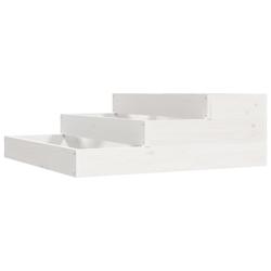 Helloshop26 - Jardinière bac lit surélevé plantes fleurs terrasse jardin 78 x 78 x 27 cm bois massif de pin blanc 02_0037863 - 3000217637263_0
