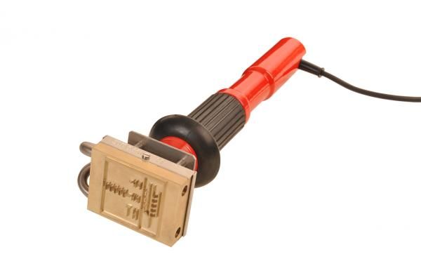 Kausispal - Fer à marquer électrique BVG - 700W, semelle bronze avec ou sans rainure_0