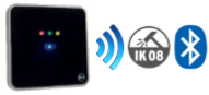 Lecteur double technologie anti-vandale - Bluetooth + MIFARE - Verre haute résistance IK08 - Réf : LEC-BL-WDT_0