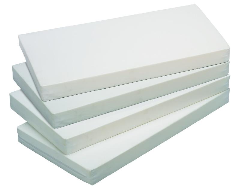 Matelas déhoussable - mousse polyuréthane ignifugée - épaisseurs 5 cm ou 10 cm - dimensions 100x50 cm et 120x60 cm_0