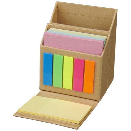 Organisateur Artemis 10730500 - Accessoire de bureau avec feuilles jaunes et notes autocollantes colorées_0