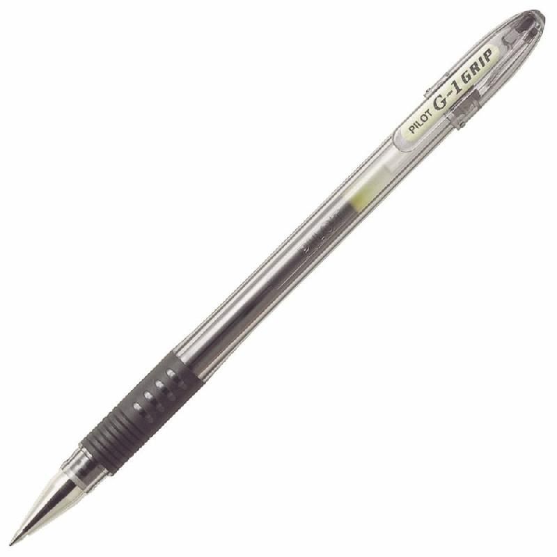 PILOT G1 05 GRIP GEL ENCRE BILLE STYLO NOIR 0,5 MM (PRIX À L'UNITÉ)