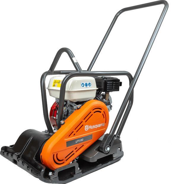 Plaque vibrante thermique essence LFV 80 - Moteur Honda GX 160 - HUSQVARNA - Référence 970455501_0