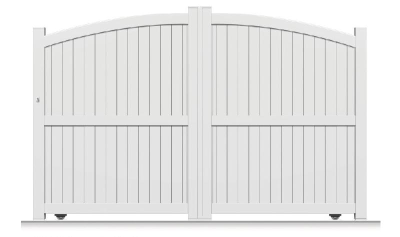 Portail aluminium coulissant - modèle OPC-106, dimensions et coloris au choix_0