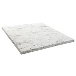 Restootab - Plateau 60x60 decor marbre calacata - blanc Bois manufacturé PL-6060M-CALAC_0