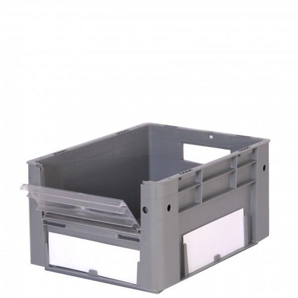Visière transparente pour bac à ouverture frontale - 6 dimensions disponibles - Vendues par lot de 10 - Marque Rolléco_0