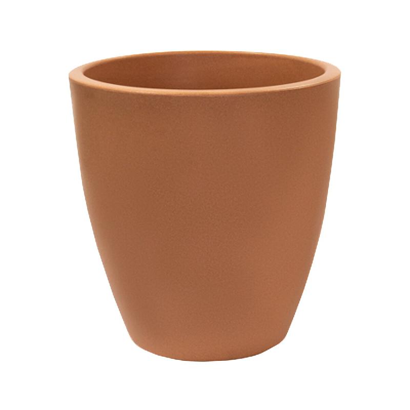 WellHome - Pot de fleurs « Collection Accord » Ø40cm coloris terracotta - orange plastique WH13470_0