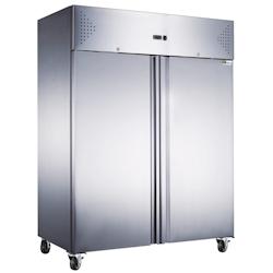 A.C.L - Armoire réfrigérée positive 2 portes pleines 1400 L - Finition Inox - inox 3701647306155_0