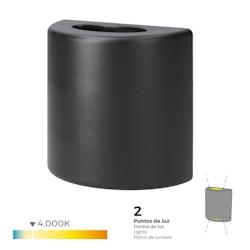 Applique Led 3W 60Lm 4000K Lumière Dia Ip65 12X12X6Cm Oval Edm - 8425998321425_0