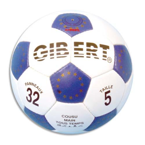 Ballon de football en mousse softelef' jaune 