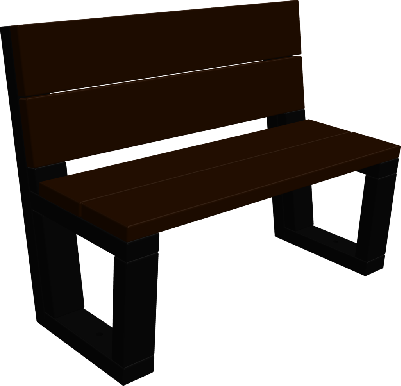 Banc Eko (2places) - Espace Renard fabricant et installateur - Réf : EK05.2_0