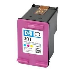 Cartouche d'encre authentique HP 301 Couleur - programme SECOND - multicolore 3701352377518_0