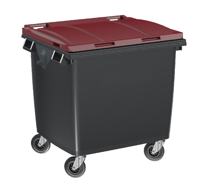 Containers Citybac® 1000 litres latéral fabriqués en France - CTNHDGRARGG-SL16_0