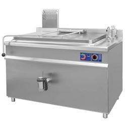 EURAST - Marmite rectangulaire à gaz 200 litres chaleur indirecte - 1350x900x900 mm - 25 Kw + 100 W 230/1V - 18616200 - inox 18616200_0