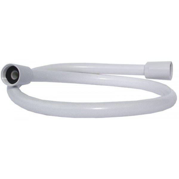 FLEXIBLE DOUCHE BLANC 1,5M EN PVC