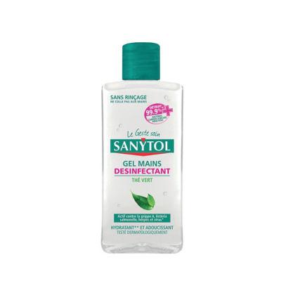 Gel mains désinfectant hydratant Sanytol thé vert 75 ml_0