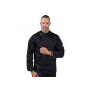 Gold-s - veste de cuisine - manelli - coloris noir_0