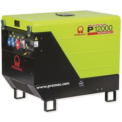Groupe électrogène essence triphasé 11,1 kW AVR+DE DPP Prise CONN pour AMF P12000 - PRAMAC - PF123TH2003_0