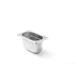 Hendi Récipient GN Kitchen Line GN1/9 avec 1 litre en acier inoxydable - inox 806739_0