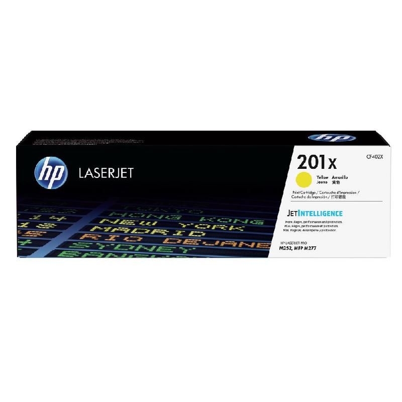 HEWLETT PACKARD CARTOUCHE LASER HP - CF402X - N° 201X JAUNE