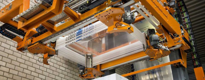 Housseuse automatique sous film étirable MSK Tensiontech - technologie brevetée pour charges palettisées_0