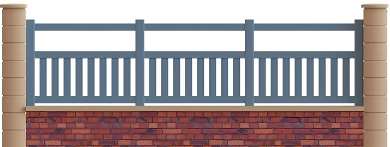 Iena - clôture en aluminium - gp portail_0