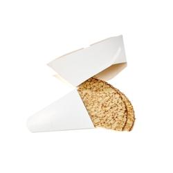 Packnwood FHC - 250Pcs - Boîte à crêpe triangulaire carton blanc - 215x185mm - blanc en carton 2CREPE2_0