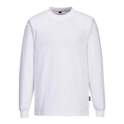 Portwest - Tee-shirt de travail à manches longues antistatique ESD Bleu Taille L - L 5036108347131_0