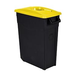 Rossignol - Poubelle 65L mobile ouverture calibrée MOVATRI GREEN - jaune - jaune plastique polypropylène 56183_0