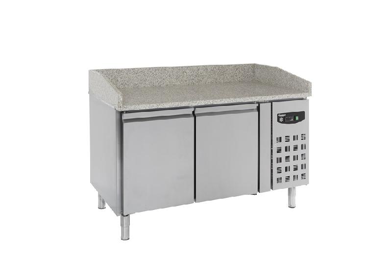 Table préparation pour pizza 2 portes dessus granit sans kit - 7950.0040_0